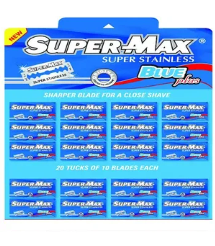 تیغ سنتی سوپر مکس ورق کامل 200 عددی(ورق کامل)plus