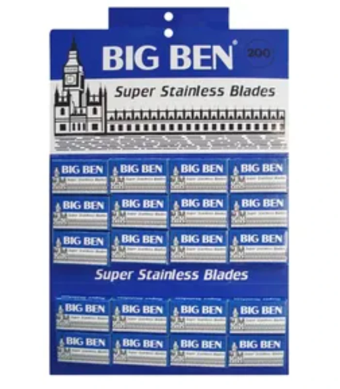 تیغ سنتی بیگ بن ورق کامل 200 عددی(ورق کامل)